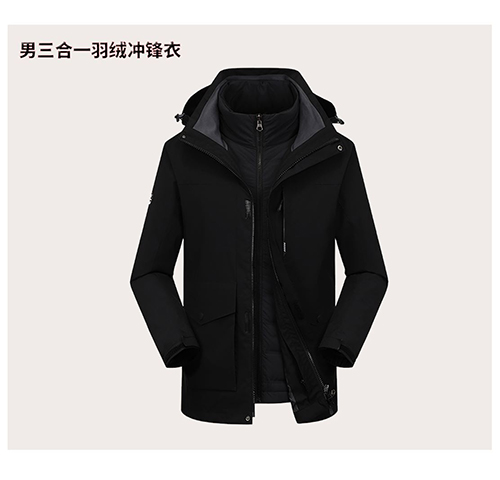 男羽绒三合一冲锋衣【现货】(图1)