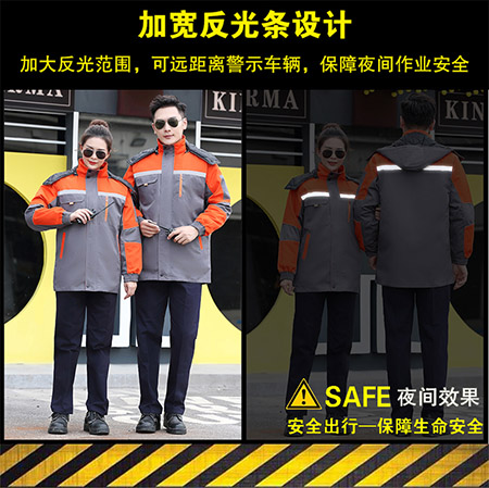冬季棉服加厚保暖可拆卸内胆定制[现货](图3)