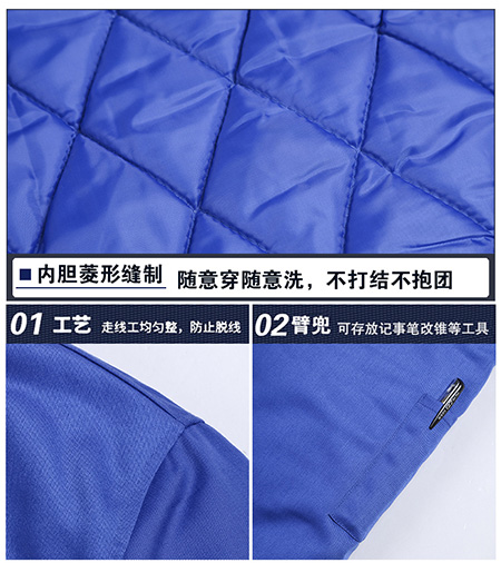工服棉衣冬季加厚棉袄上衣反光条【现货】(图5) 工服棉衣冬季加厚棉袄上衣反光条【现货】(图5)