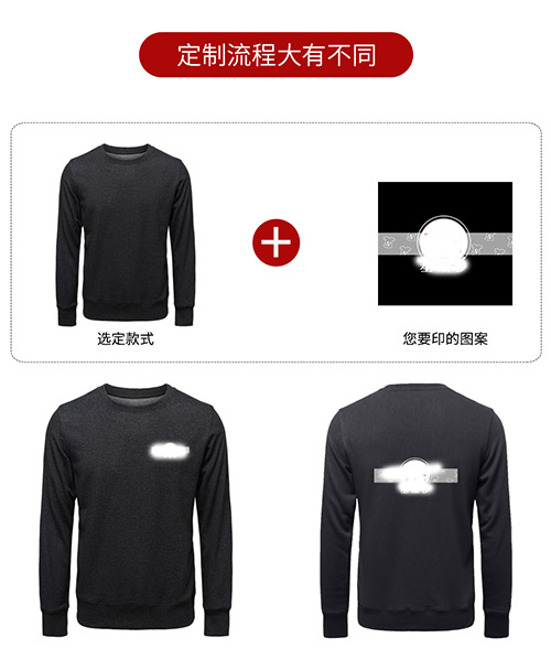 男士针织圆领卫衣300克【现货】(图6)