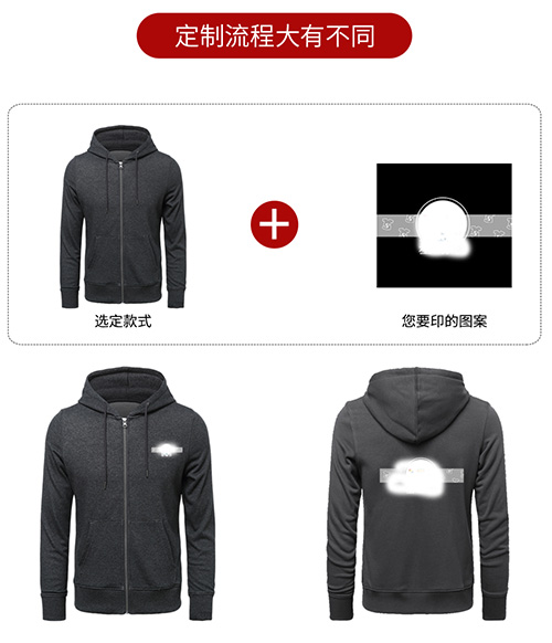 男士针织连帽拉链卫衣300克【现货】(图8)